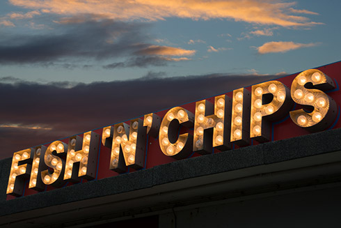 Fish and Chips ist ein Klassiker der Fast Food Küche
