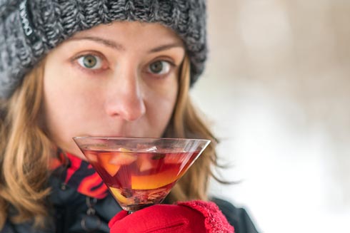 Cocktails genießen - das geht auch im Winter!