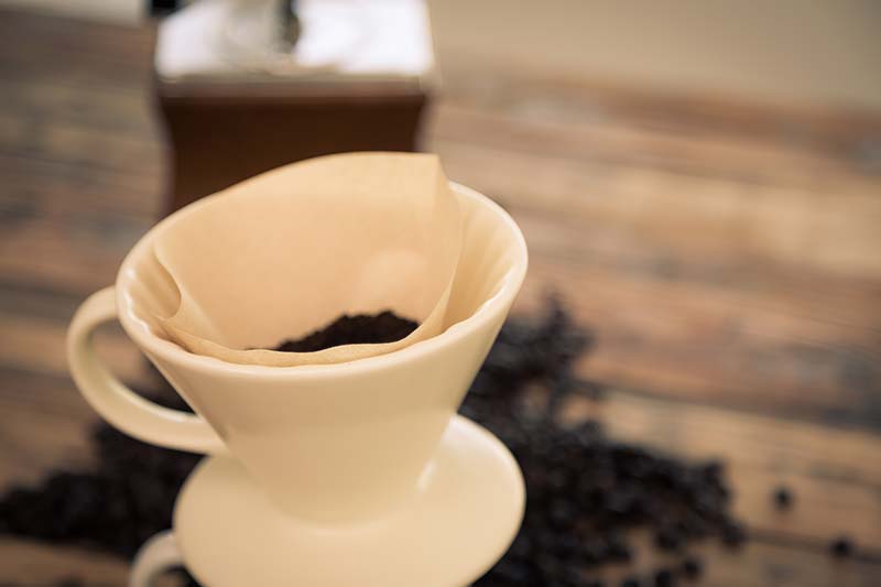 Kaffee-Filter und Kaffee-Mühlen