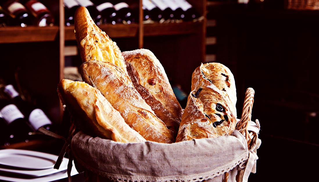 Verschiedene Brotsorten kommt bei den Gästen gut an 