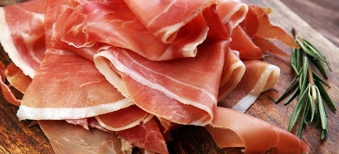 Macht jede Antipasti zu etwas Besonderem: Prosciutto Veneto Berico-Euganeo