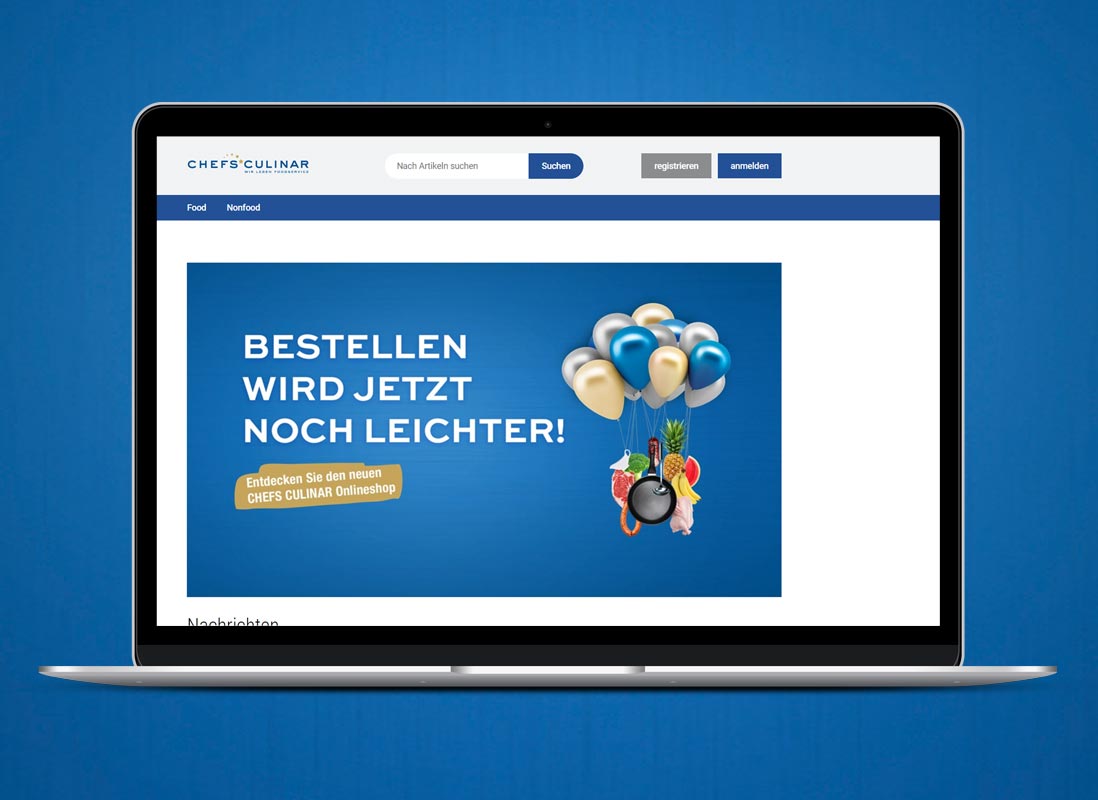 der neue Onlineshop