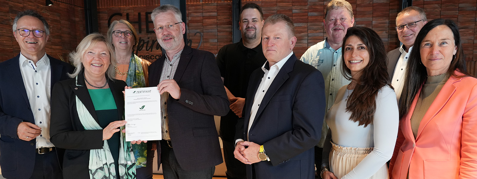 GreenSign-Übergabe an die AWO zusammen mit CHEFS CULINAR
