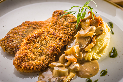 Wildes Jagdschnitzel