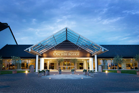 Außenansicht des Hotel Öschberghof in Süddeutschland