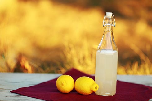 Selbst hergestelte Limonade