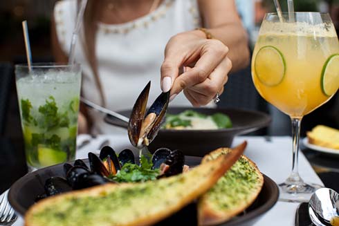 Frische Miesmuscheln gibt's zur Saison bei CHEFS CULINAR