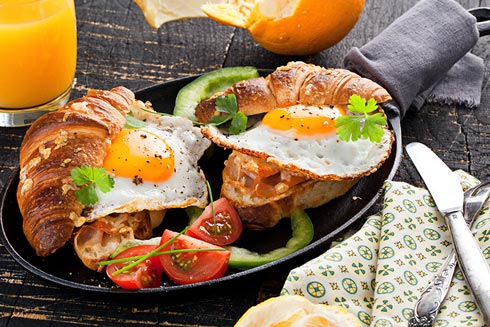 Spiegelei in der Gemeinschaftsverpflegung