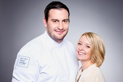 Benjamin Kriegel und Ramona Leinweber freuen sich über den Michelin-Stern