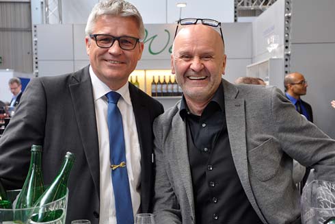 CHEFS CULINAR Weinfachberater Volker Theilig mit Winzer Horst Sauer
