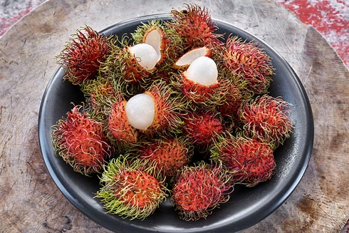 Ein wahrer Eyecatcher: Rambutan 