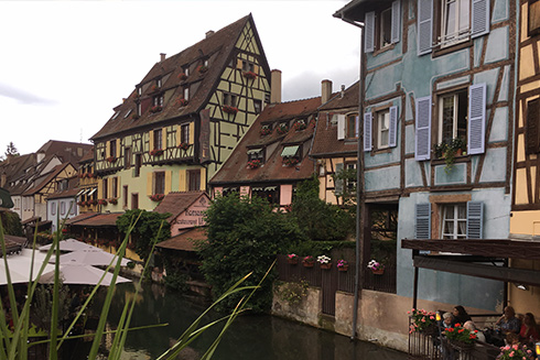 Auch das Städtchen Colmar verwöhnte uns mit regionalen Köstlichkeiten ...