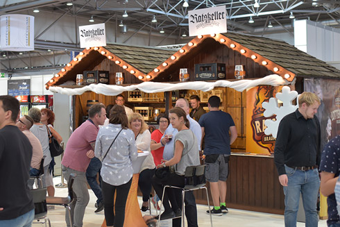 Wunderbare Winter-Welt auf der Messe in Leipzig