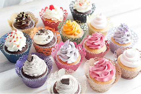 Cupcakes in allen Farben wirken so appetitlich!