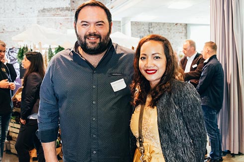 Strahlende Gesichter: Besucher Gojko Savic und seine Frau waren vom Event begeistert 