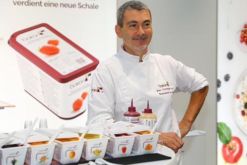 Fruchtpürees von Boiron auf der CHEFS CULINAR Messe in Düsseldorf