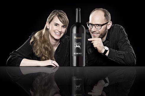Christian Hirsch und seine Frau Juliane sind stolz auf ihren Wein 