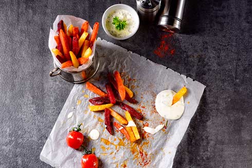 Panierte Gemüsesticks schmecken unglaublich gut