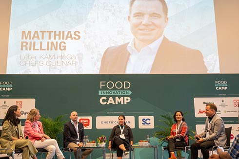 Diskussion auf dem Food Innovation Camp