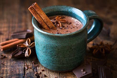 Hot Chocolate mit Rotwein