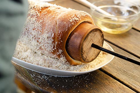 Herstellung von Baumkuchen
