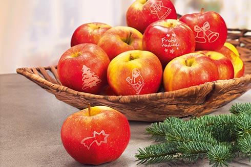 Apfel-Branding
