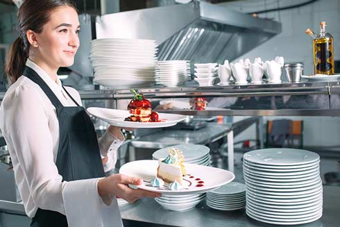 Hotelporzellan ist spülmaschinengeeignet und besonders bruchstabil