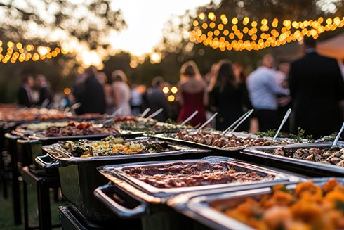 Sommer-Event Außen-Buffet richtig planen
