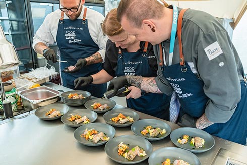 Food Innovation Camp Ausstellungsfläche