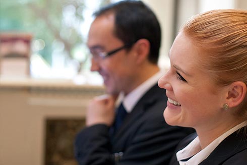 Zufriedene Mitarbeiter im Europäischen Hof in Heidelberg