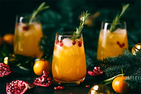 CHEFS CULINAR winterliche Cocktails mit Orange
