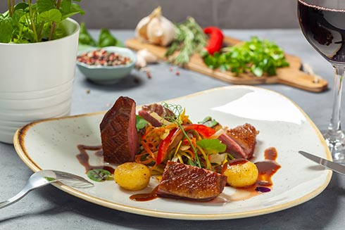 CHEFS CULINAR Weine zur Ente mit Orangensauce