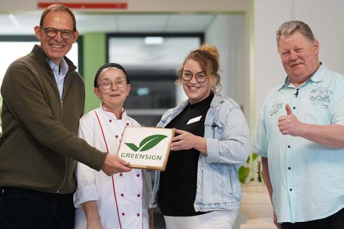 CHEFS CULINAR Greensign-Übergabe bei der AWO