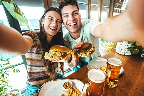 Burger & Beer für Fussballfans