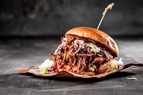 CHEFS CULINAR Pulled Pork Burger
