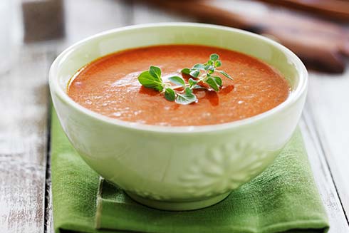 Der fruchtige Klassiker – eine cremige Tomatensuppe