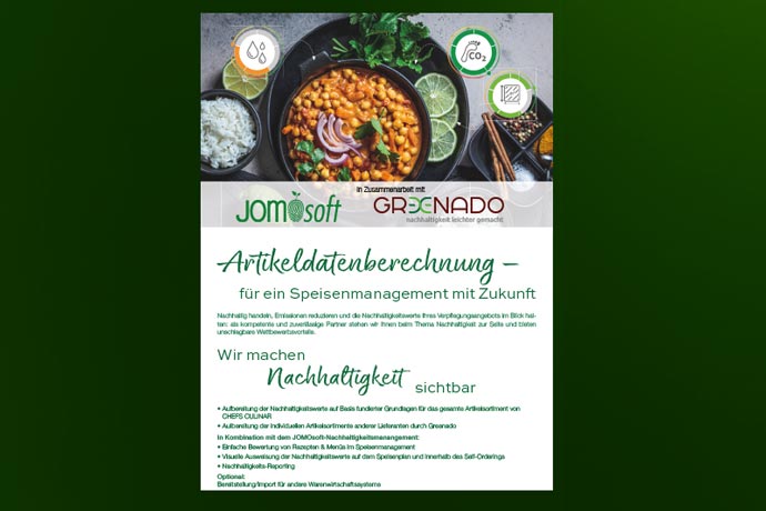 Greenado JOMOsoft Flyer