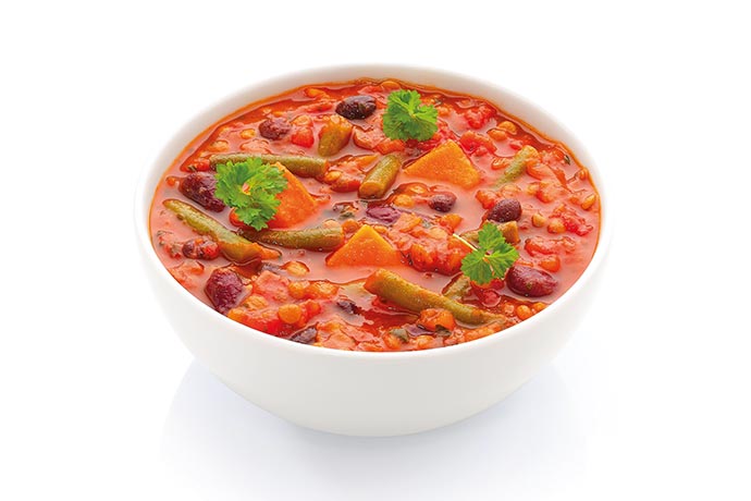 Hi Taste Veganes Bohnen-Sueßkartoffel-Chili