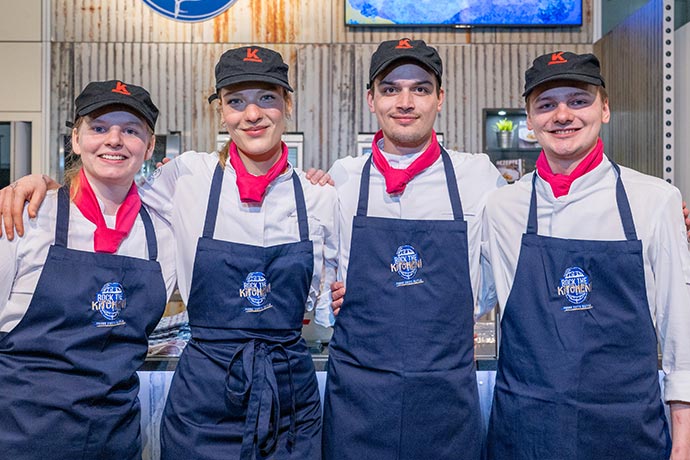 Young Chefs Battle-Team Kaufmannsladen aus Kiel