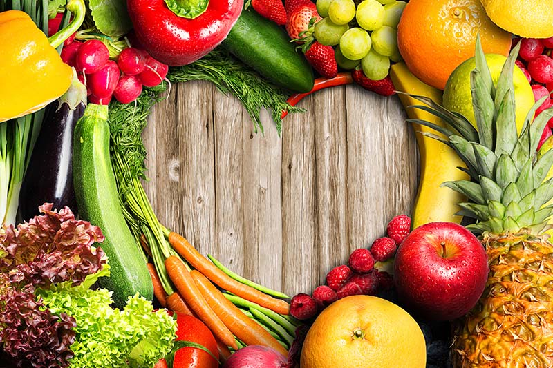 Obst und Gemüse mit Herz von CHEFS CULINAR