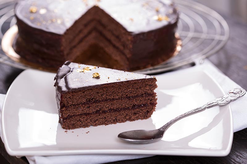 Sachertorte ist eine typisch österreichische Spezialität