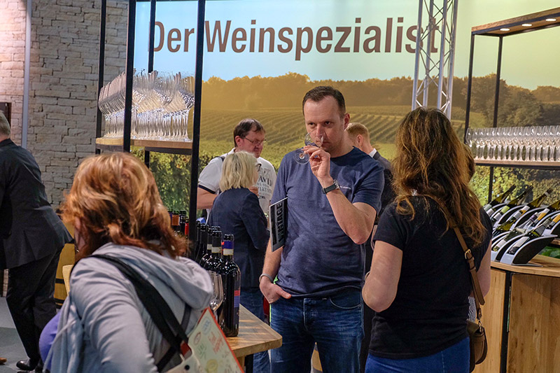 Wine-Tasting am neuen Wein-Stand auf der CHEFS CULINAR Messe in Berlin