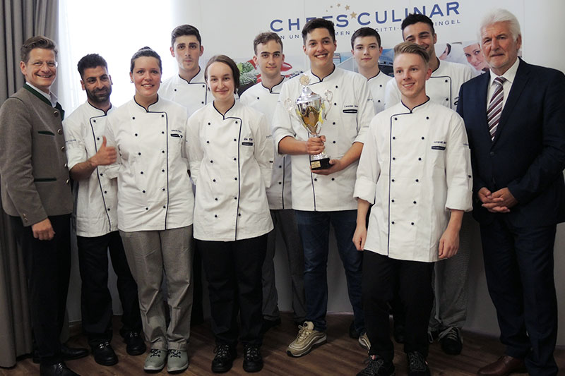 Beim 4. CHEFS CULINAR Cup Süd stellten 9 Azubis ihr Können unter Beweis