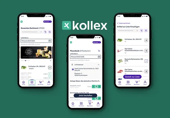 Digitaler Bestellprozess in Rekordzeit mit kollex