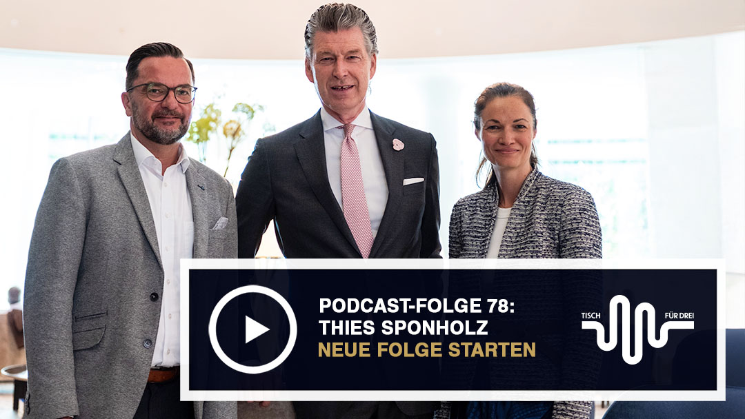 Der CHEFS-CULINAR-Podcast Tisch für Drei mit Thies Sponholz und Insa Horsch