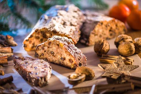 Veganer Adventsstollen