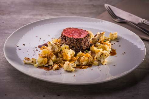 "Schokoladiges" Roastbeef I Blumenkohl I Kartoffel