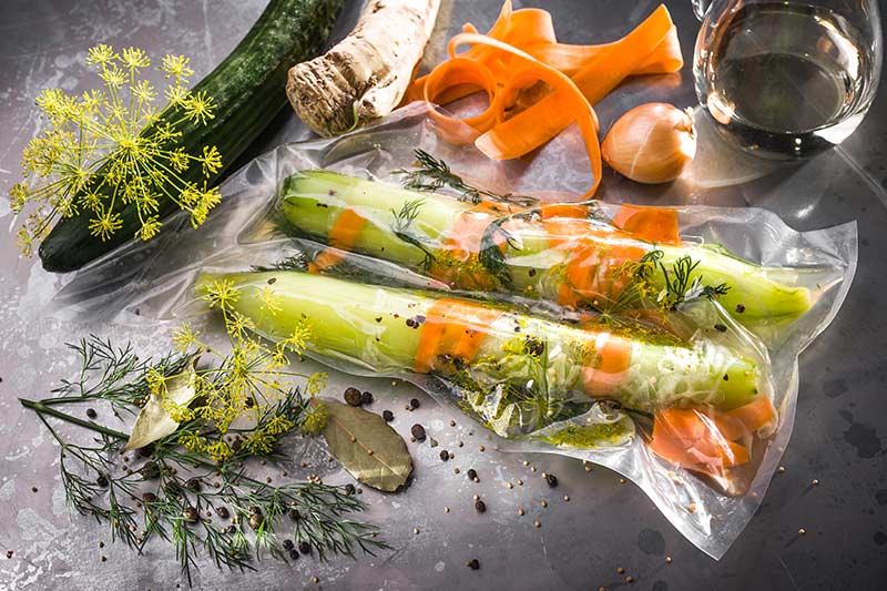 Eingelegte Salatgurke "Sous-vide"