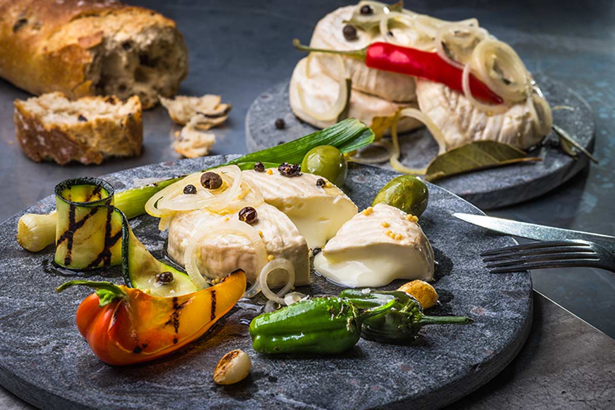 Sauer eingelegter Camembert | Rezept