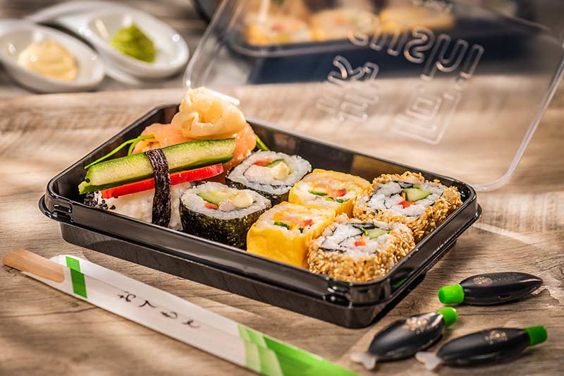 Sushibox vom Land und Meer